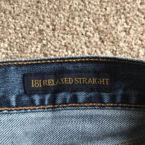 Men’s 181 lucky brand relaxed straight jeans 38X32